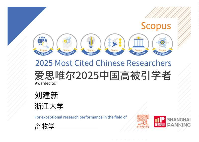 喜报！我院四位教授入选2025爱思唯尔“中国高被引学者”榜单