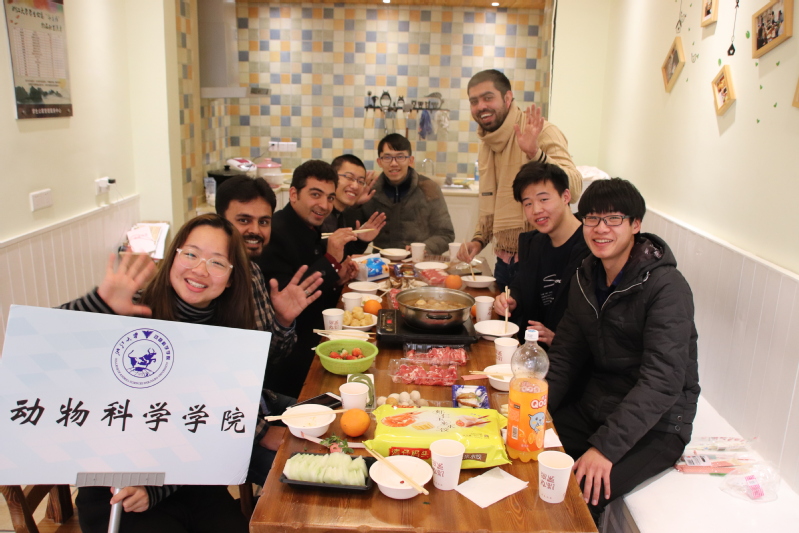 融通中外，情暖深冬——学院举办中外学生交流活动