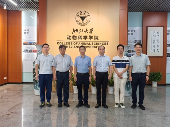 浙江省科技厅合作处调研生物饲料研发与安全国际科技合作基地